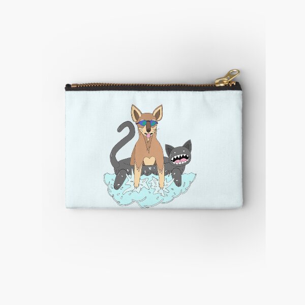 Item preview, Splash Chihuahua With Floaty Having Pool Time Fun Die Cut designed and sold by JoyousArt4u.