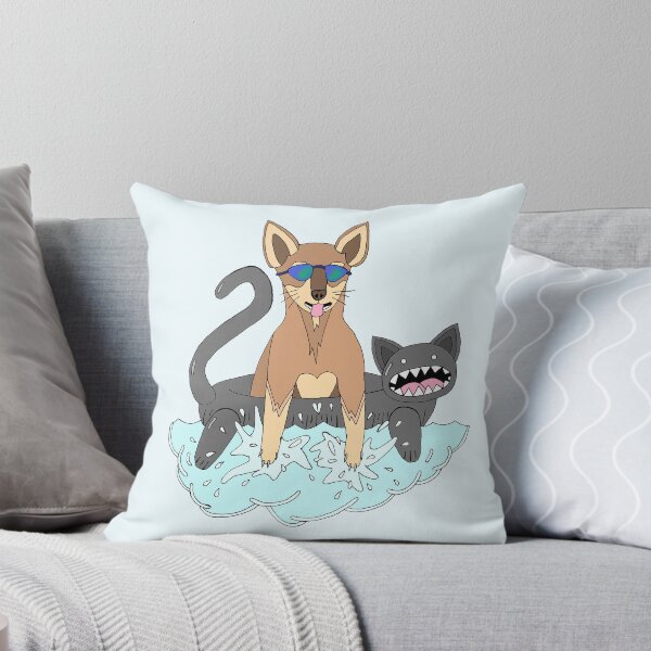 Item preview, Splash Chihuahua With Floaty Having Pool Time Fun Die Cut designed and sold by JoyousArt4u.