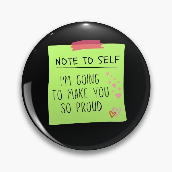 Item preview, Note To Self Sticker make you so proud Sticky Note Positivity gift sticker designed and sold by cizito.