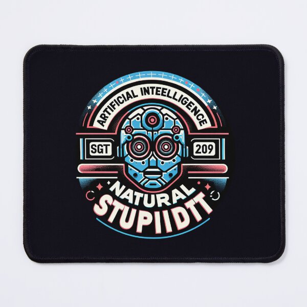 Item preview, Artificial Intelligence > Natural Stupidity designed and sold by ViralVisionsCreating .