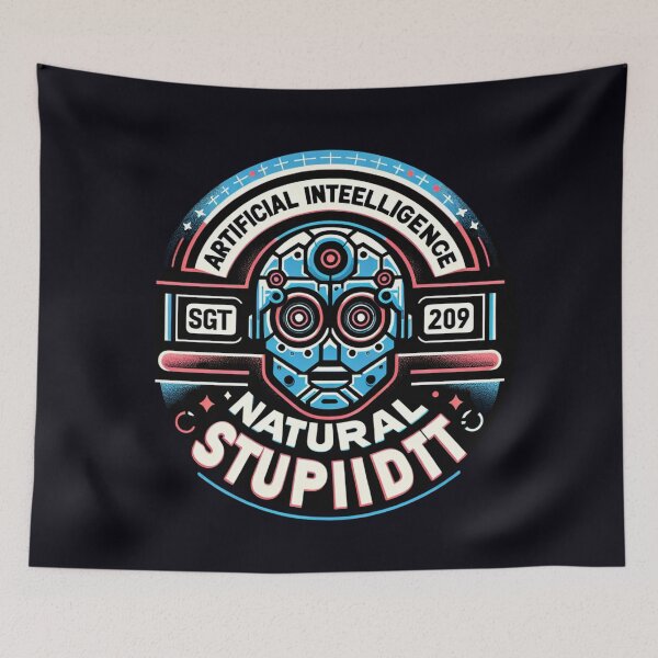 Item preview, Artificial Intelligence > Natural Stupidity designed and sold by  ViralVisionsCreating .