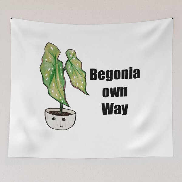 Item preview, Begonia own way cute plant  designed and sold by Luilui7.