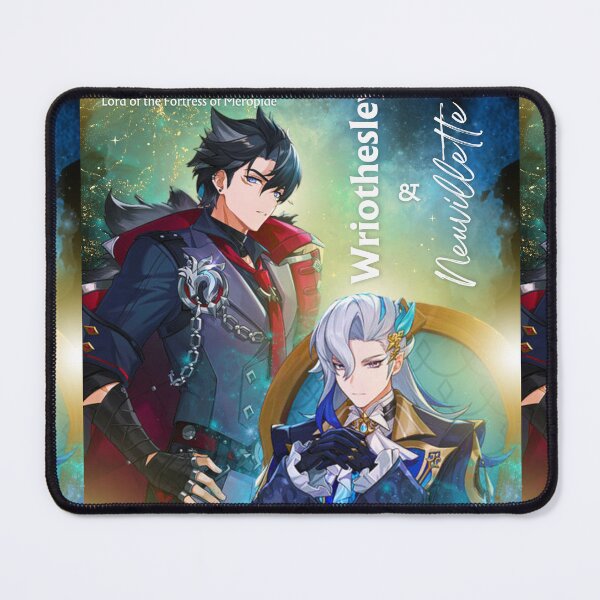 Item preview, Wriothesley and Neuvillette Genshin Impact designed and sold by SegaJenkins.