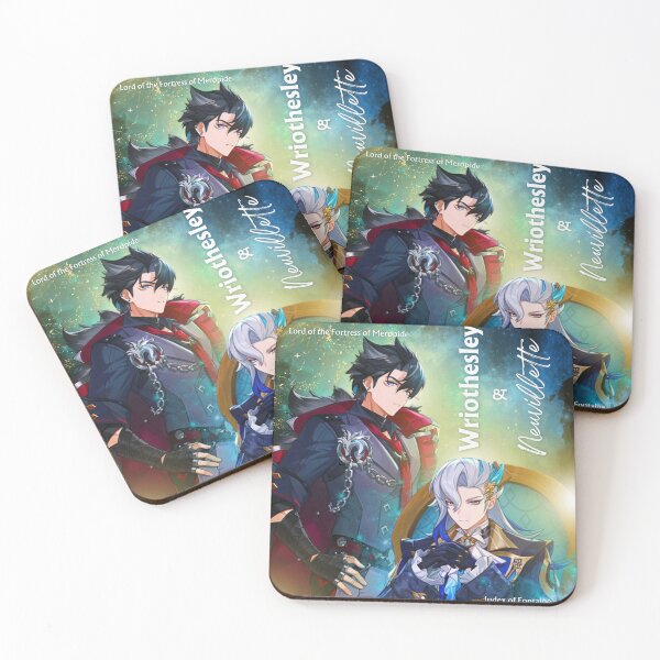 Item preview, Wriothesley and Neuvillette Genshin Impact designed and sold by SegaJenkins.
