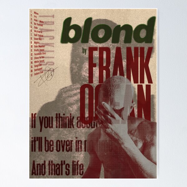 Item preview, Blonde - Frank Ocean designed and sold by Sofi-Art.