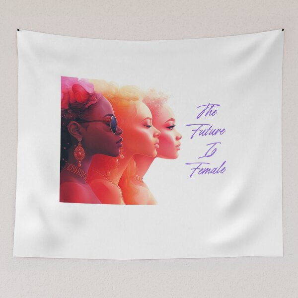 Item preview, The future is female designed and sold by dragonfliesart.