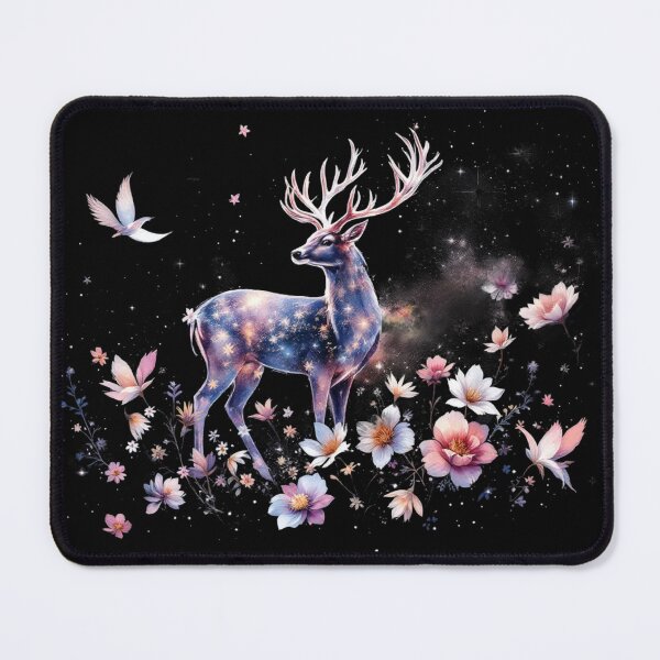Item preview, Deer with flowers designed and sold by CreationbyVona.