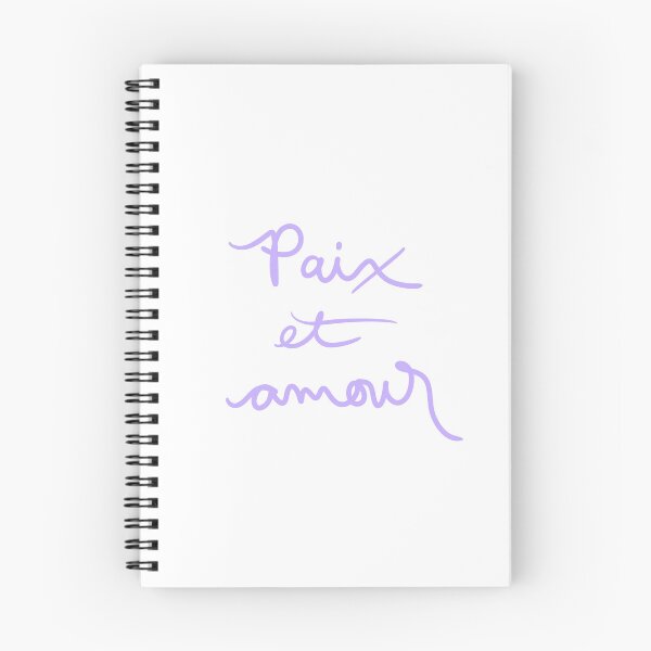 Item preview, Peace and love in French designed and sold by abeink.