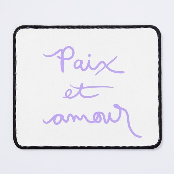 Item preview, Peace and love in French designed and sold by abeink.