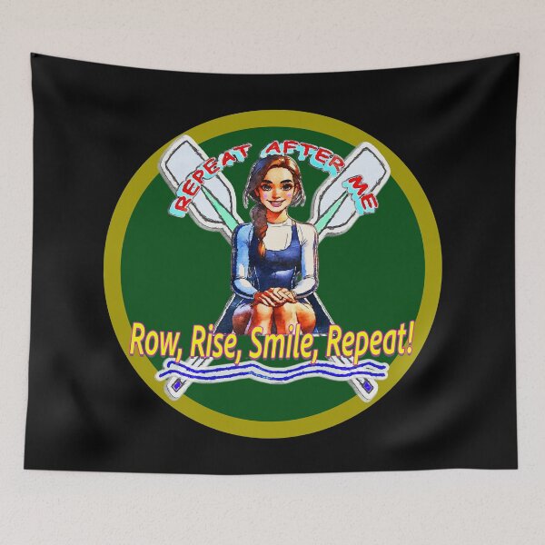 Item preview, Rowing Through Life: Row, Rise, Smile, Repeat after Me! designed and sold by Michael van der Hoorn.