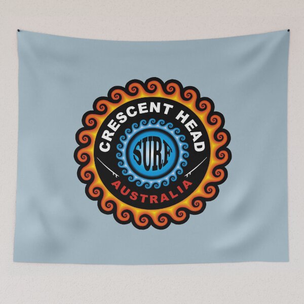Item preview, Crescent Head Australia Surfing Surf vintage emblem designed and sold by studioss76.