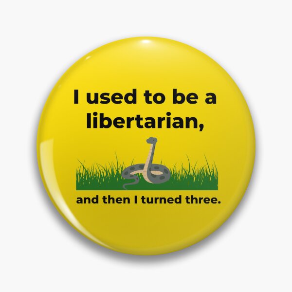 Item preview, I used to be a libertarian and then I turned three.  designed and sold by Rachel the Artist .