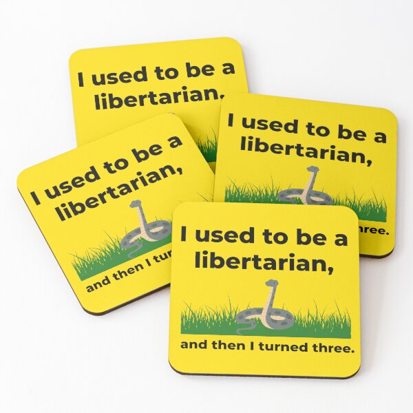 Item preview, I used to be a libertarian and then I turned three.  designed and sold by Rachel the Artist .