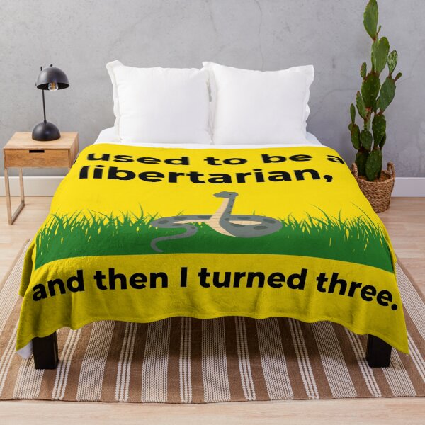 Item preview, I used to be a libertarian and then I turned three.  designed and sold by Rachel the Artist .
