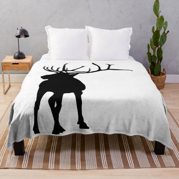 Item preview, Elk Wild Animal silhouette. designed and sold by MagnoliaLake.
