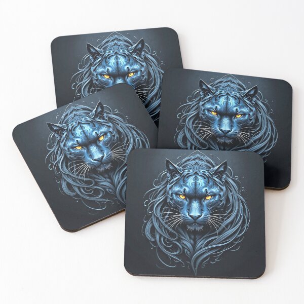 Item preview, Mystical Panther – Tribal Elegance and Power designed and sold by semenol.