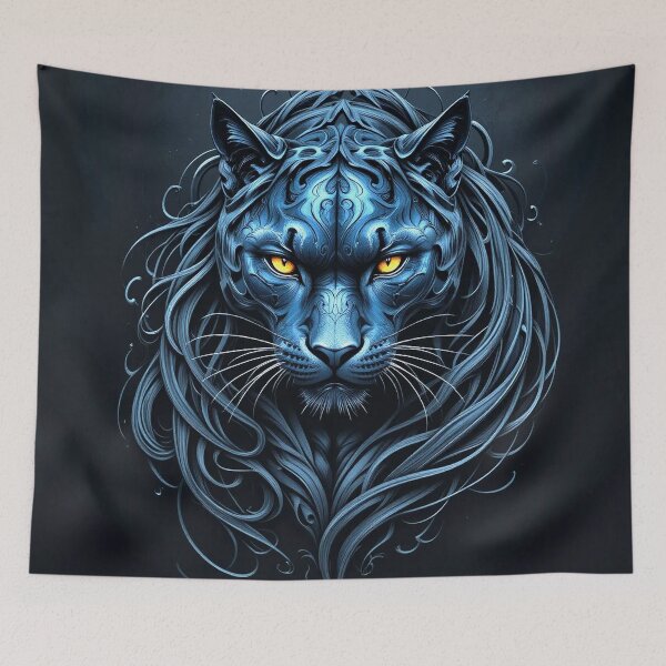 Item preview, Mystical Panther – Tribal Elegance and Power designed and sold by semenol.