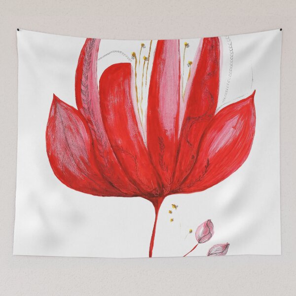 Item preview, Red Flower designed and sold by Lucia  Lukas.