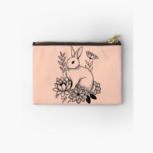 Item preview, Floral Bunny Serenity - Peach Fuzz designed and sold by MaryAura.