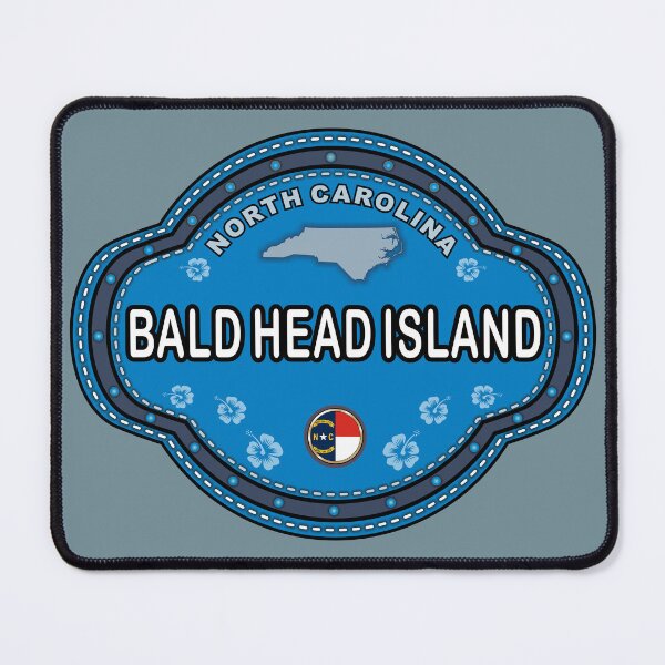 Item preview, Bald Head Island North Carolina stitching effect emblem designed and sold by studioss76.