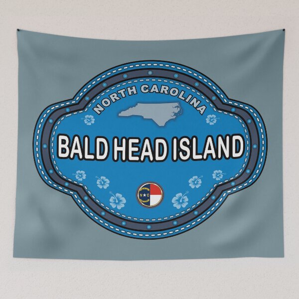 Item preview, Bald Head Island North Carolina stitching effect emblem designed and sold by studioss76.