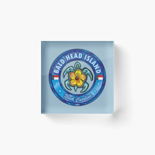 Item preview, Bald Head Island North Carolina sea turtle hibiscus designed and sold by studioss76.