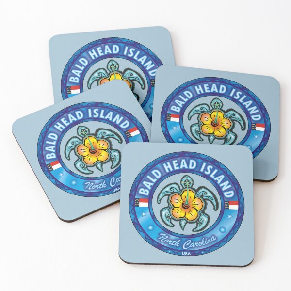 Item preview, Bald Head Island North Carolina sea turtle hibiscus designed and sold by studioss76.