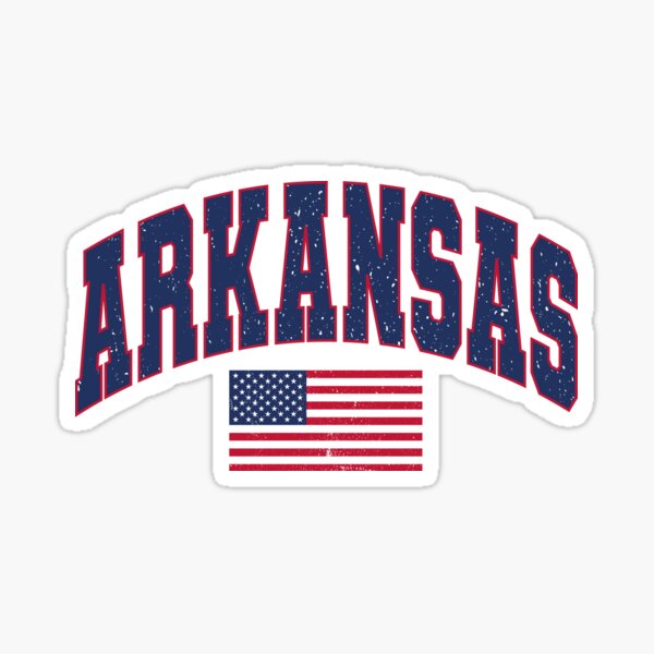 Vista previa del artículo con la obra «Camiseta vintage con la bandera de Arkansas, EE. UU., regalo patriótico retro para ella, sudadera para el día del juego de Arkansas, regalo de viaje retro de Arkansas, camiseta patriótica del 4 de julio, idea de regalo de cumpleaños y Navidad para ella», diseñado y vendido por Luisa's Shop.