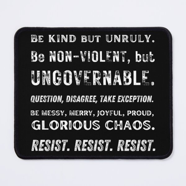 Item preview, Resist Joyfully, White Text designed and sold by IdeaJones.