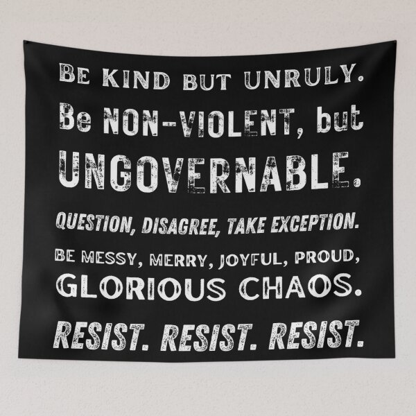 Item preview, Resist Joyfully, White Text designed and sold by IdeaJones.