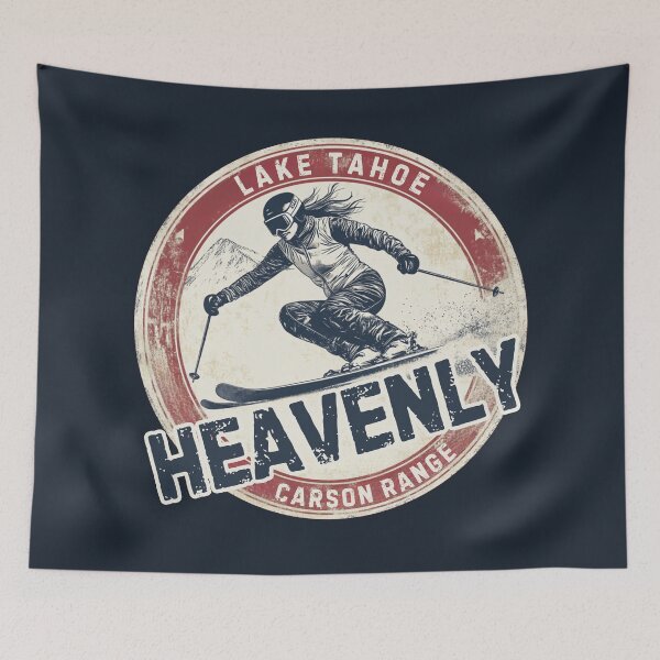 Item preview, Heavenly - Lake Tahoe - Nevada / California - United States designed and sold by GoodOldVintage.