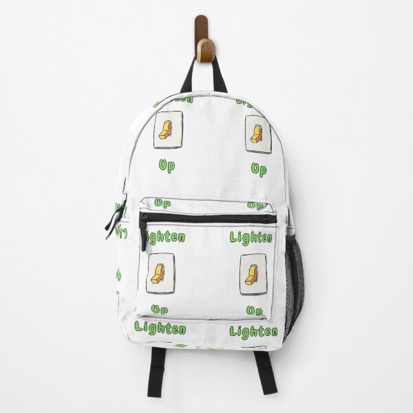 Item preview, Lighten Up with Yellow Switch, Green Font, Funny, Humorous, Puns  designed and sold by AASparksDesigns.