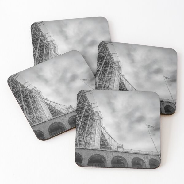 Item preview, Fort Point and Golden Gate Bridge View BW designed and sold by jrtwynam.
