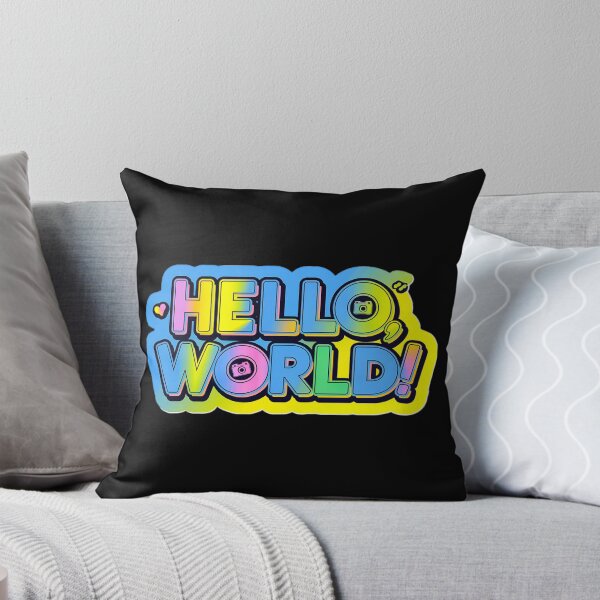 Item preview, Hello World Colorful Text Art designed and sold by SteezeeStore.