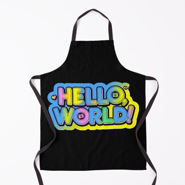 Item preview, Hello World Colorful Text Art designed and sold by SteezeeStore.