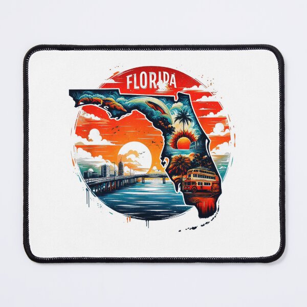Item preview, Vintage Map of Florida designed and sold by AddlPoolart.