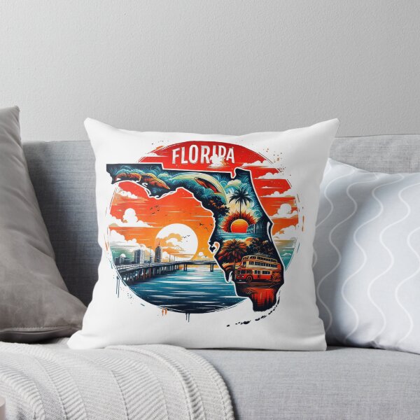 Item preview, Vintage Map of Florida designed and sold by AddlPoolart.