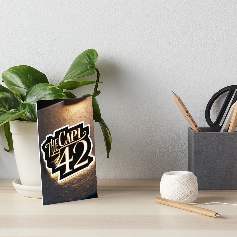 Item preview, Art Board Print designed and sold by THECAPI.