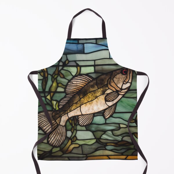 Item preview, Bass in Stained Glass designed and sold by RedHandedOD.