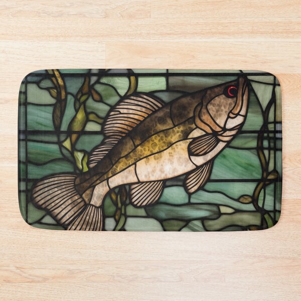 Item preview, Bass in Stained Glass designed and sold by RedHandedOD.