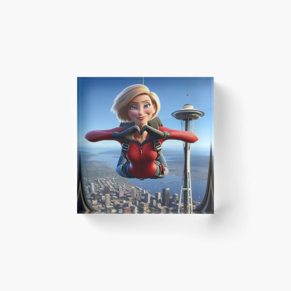 Item preview, Adrena Lynn "From Seattle With Love" designed and sold by N0WUC1.