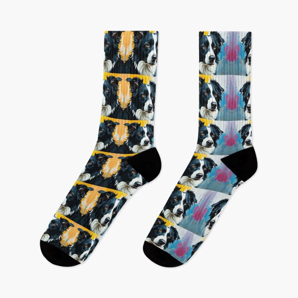 Item preview, Abstract Border Collie Dog Pet Lover Mom Dad designed and sold by kakarikihill.
