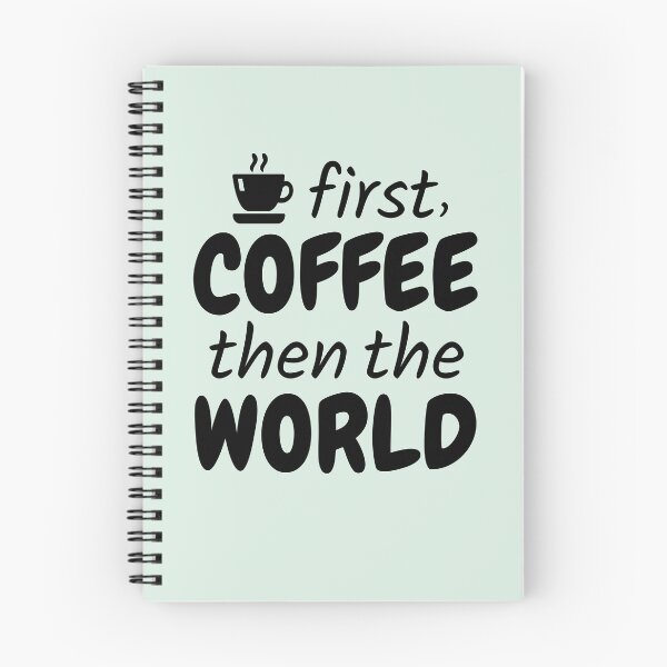 Item preview, First Coffee Then The World designed and sold by NosandEdgy.