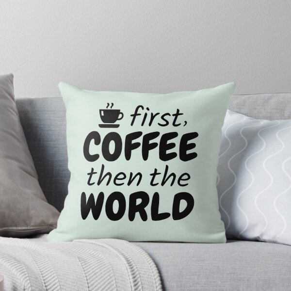 Item preview, First Coffee Then The World designed and sold by NosandEdgy.