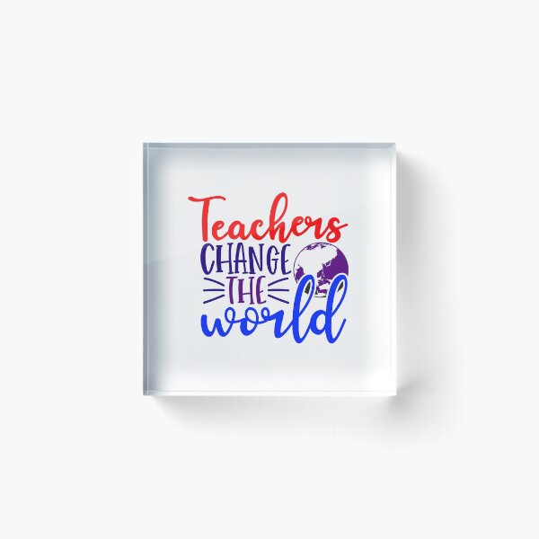 Item preview, Teachers Change The World designed and sold by InfoBytes Academy.