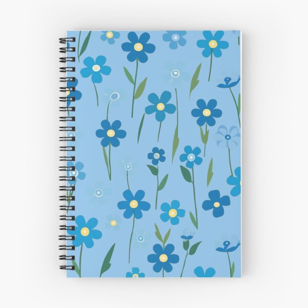 Item preview, Charming Blue Wildflower Pattern – Elegant Floral Design designed and sold by Art Garden.