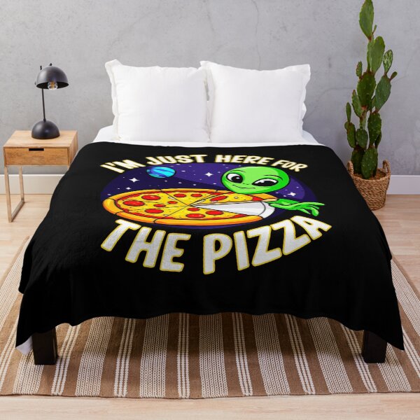 Item preview, I'm Just Here For The Pizza Alien designed and sold by SteezeeStore.
