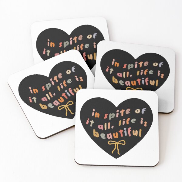 Item preview, Life is Beautiful Heart designed and sold by missfleur.