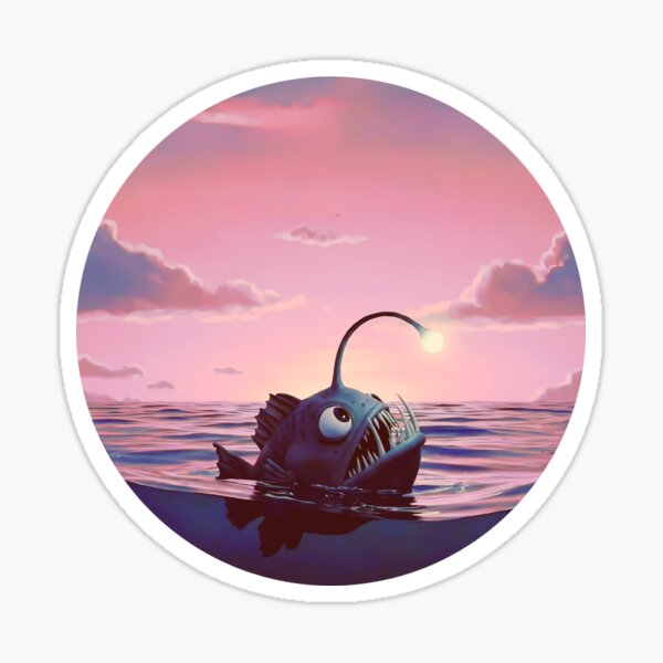 Item preview, Female Anglerfish Empowerment designed and sold by rosebudprintco.