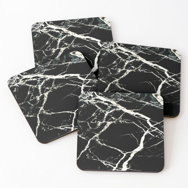 Item preview, Exotic Black And White Veins Faux Marble Abstract designed and sold by DEC02.